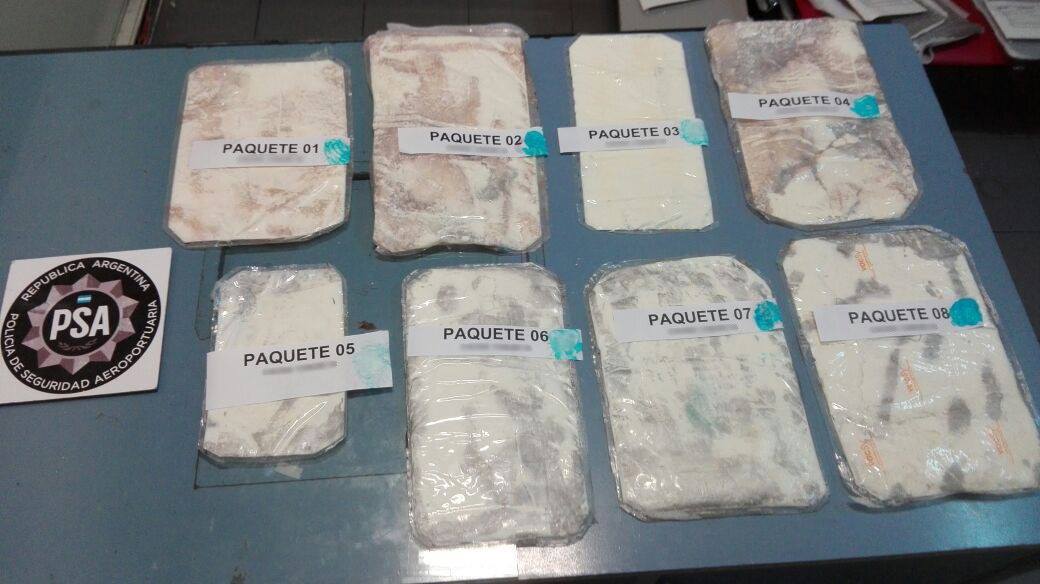 В Аргентині затримали росіянина з 4 кг кокаїну: опубліковані фото