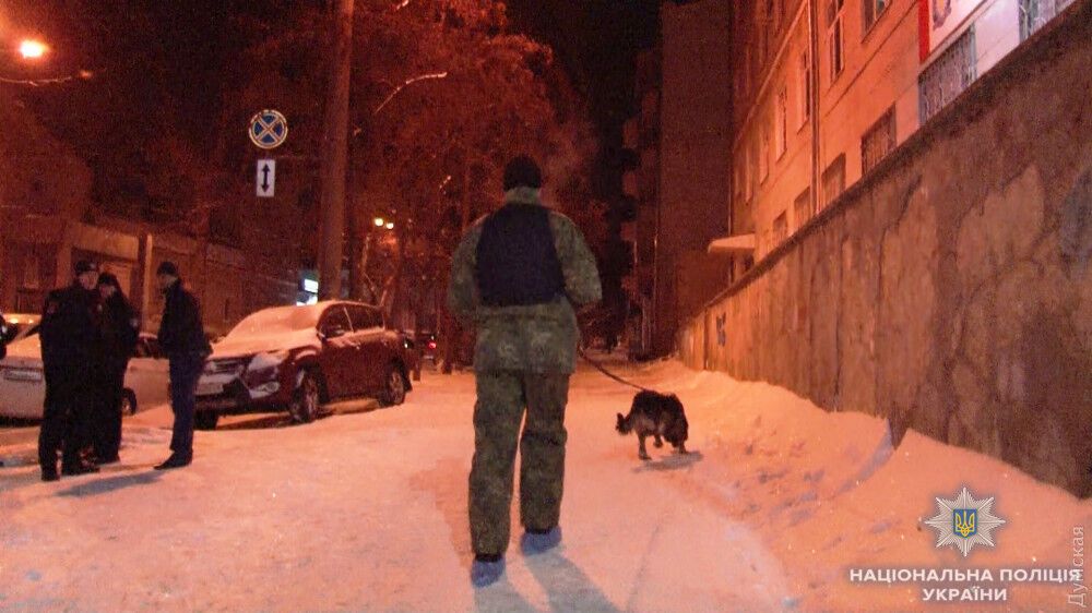 Полиция на месте убийства женщины в Одессе