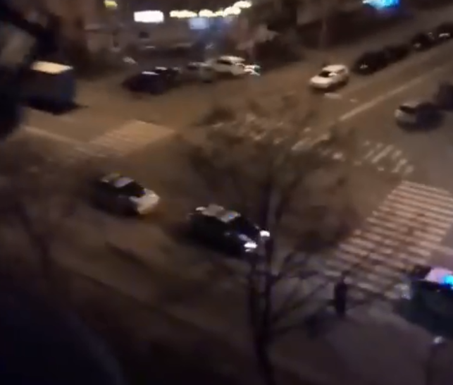 В Киеве произошла перестрелка: опубликовано видео с места ЧП