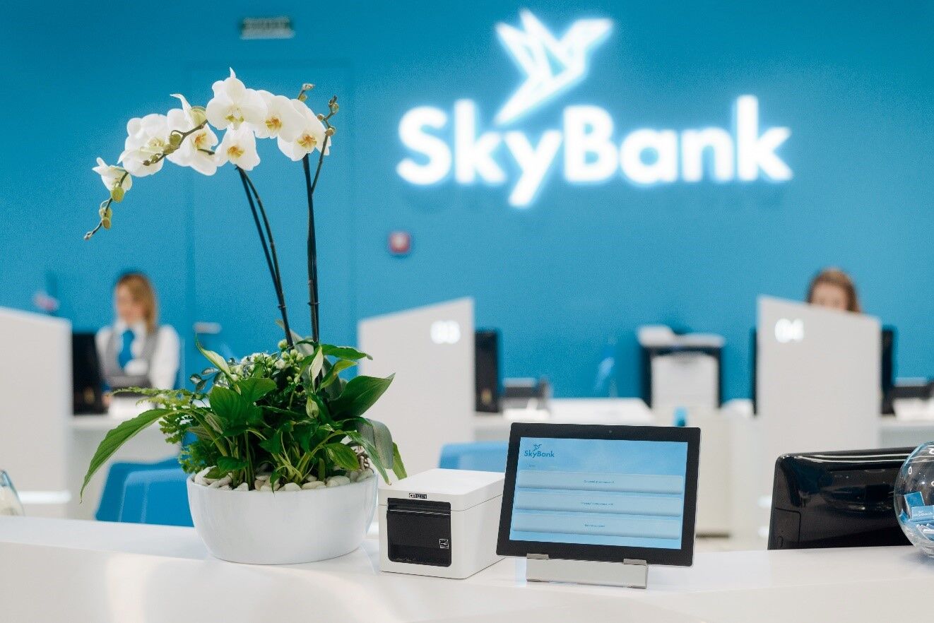 Sky Bank відкрив перше інноваційне відділення в Києві на вул. Гончара Олеся 76/2