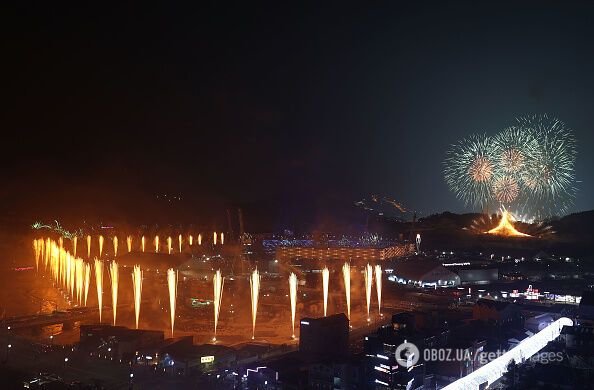 Тигр, дракон и голый знаменосец: самые крутые кадры церемонии открытия Олимпиады-2018