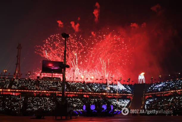 Тигр, дракон і голий прапороносець: найкрутіші кадри церемонії відкриття Олімпіади-2018