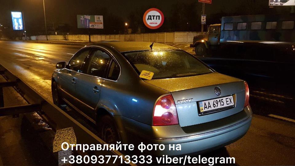 В Киеве боец Нацгвардии попал под авто, спеша на помощь сбитому пешеходу
