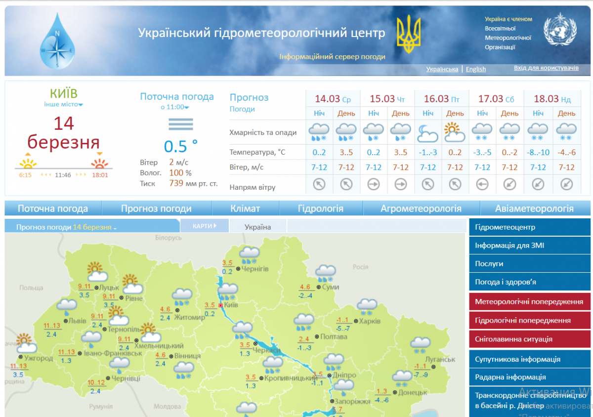 Офіційний сайт "Укргідрометцентру" спіймали на "таємному" майнінгу криптовалюти