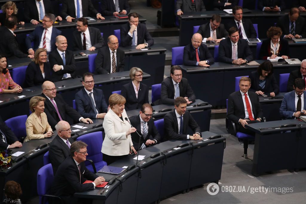 Меркель переобрана канцлером Німеччини