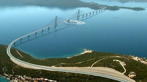 Пелешацкий мост (Хорватия)