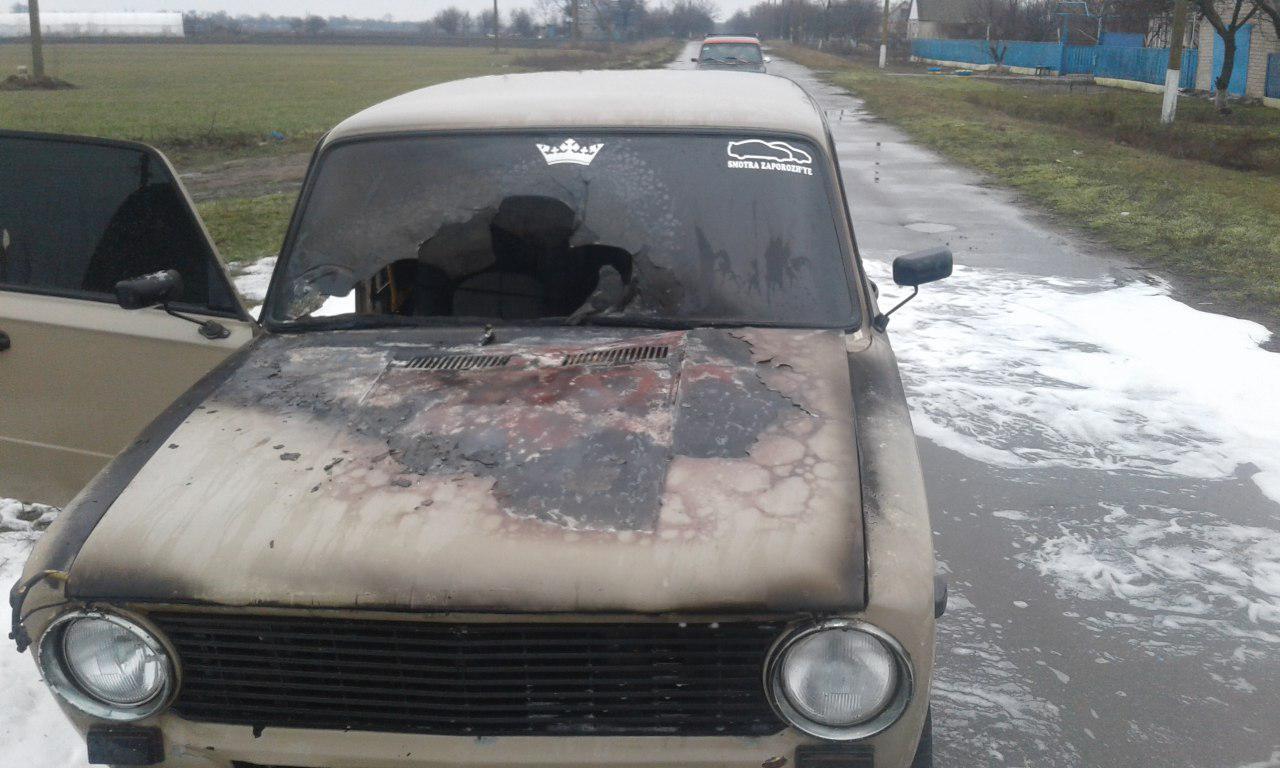 В Запорожской области горели два автомобиля (ФОТО)