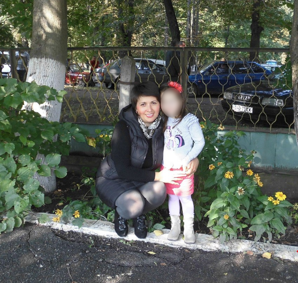 Лилия Гордеева с дочкой