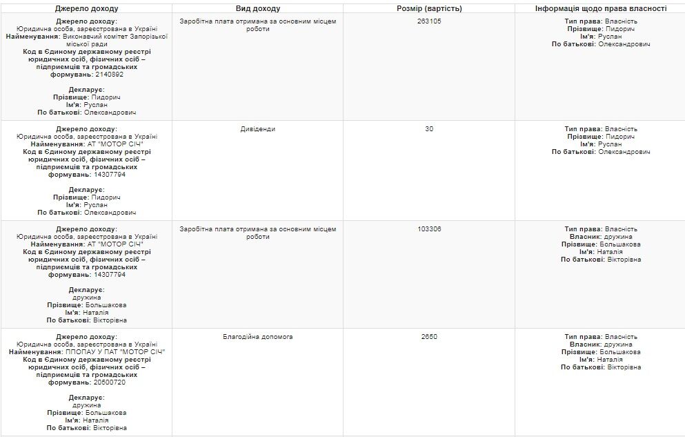 Крупный запорожский чиновник показал свои финансы в декларации