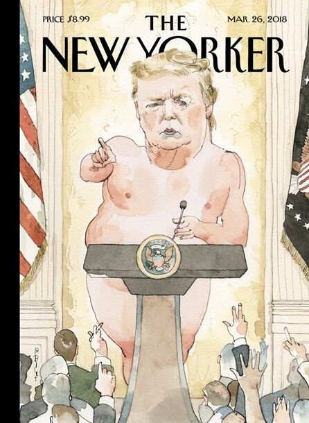 На обкладинці відомого видання з'явився голий Трамп