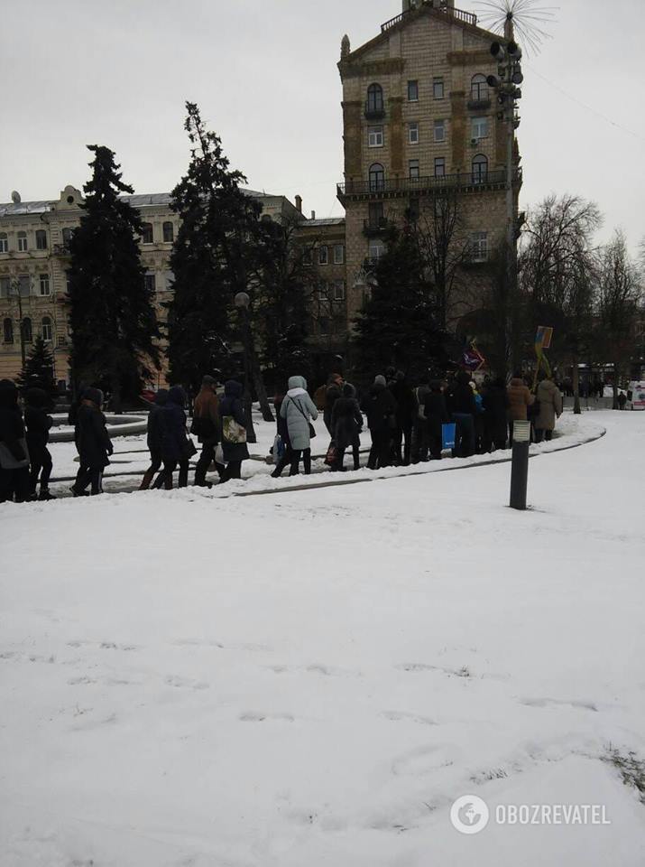 Акція протесту в центрі Києва 18 березня 2018 року