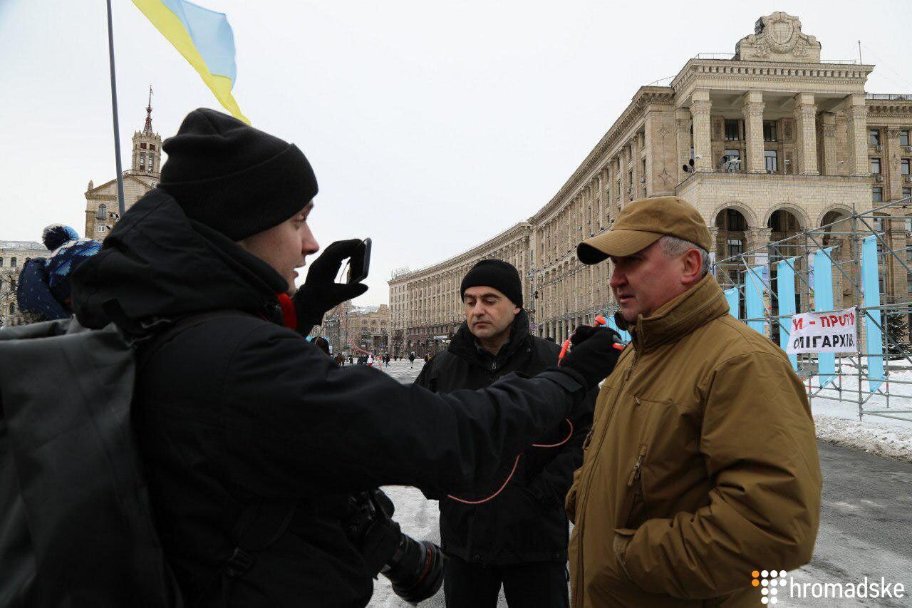 Беспорядки на Майдане: глава СБУ пришел к сторонникам Саакашвили