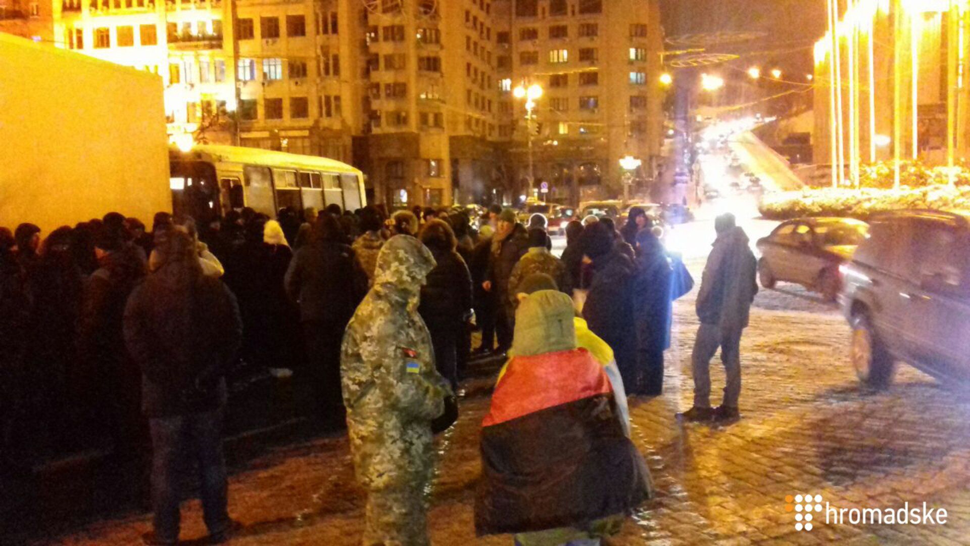 Акция Саакашвили в центре Киева: полиция приняла меры