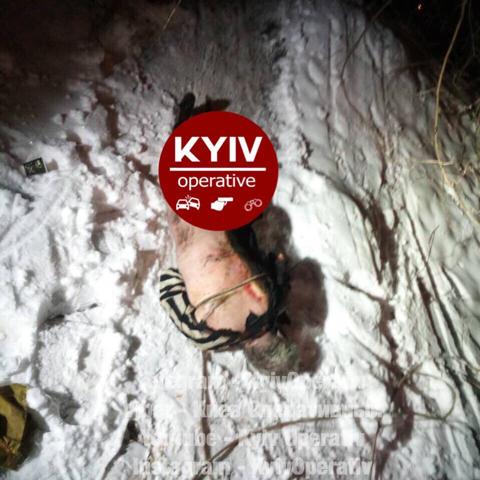 Пожар в коллекторе Киева