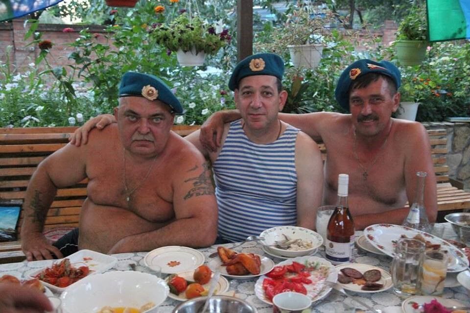 Роман Ратнер с российскими военными