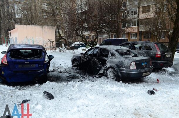 У центрі Донецька пролунав потужний вибух