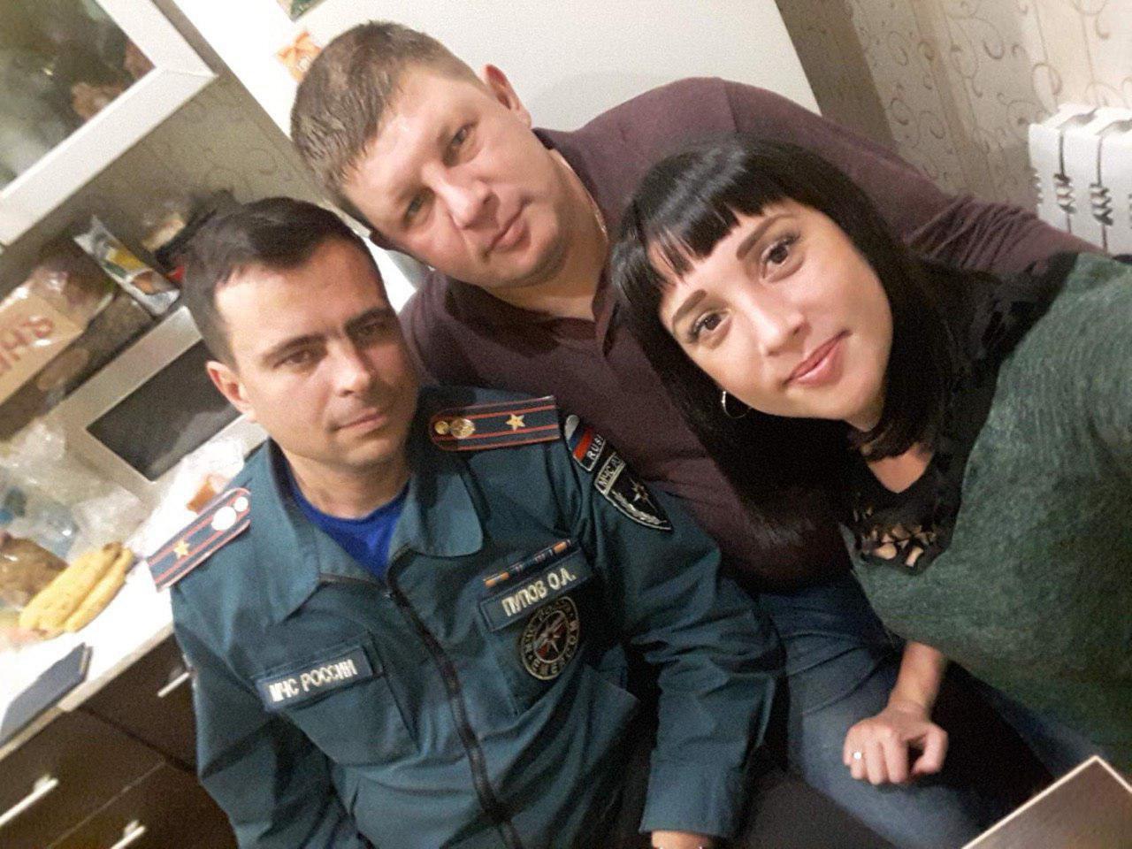Олег Пупов и Анфиса Кляйн с супругом
