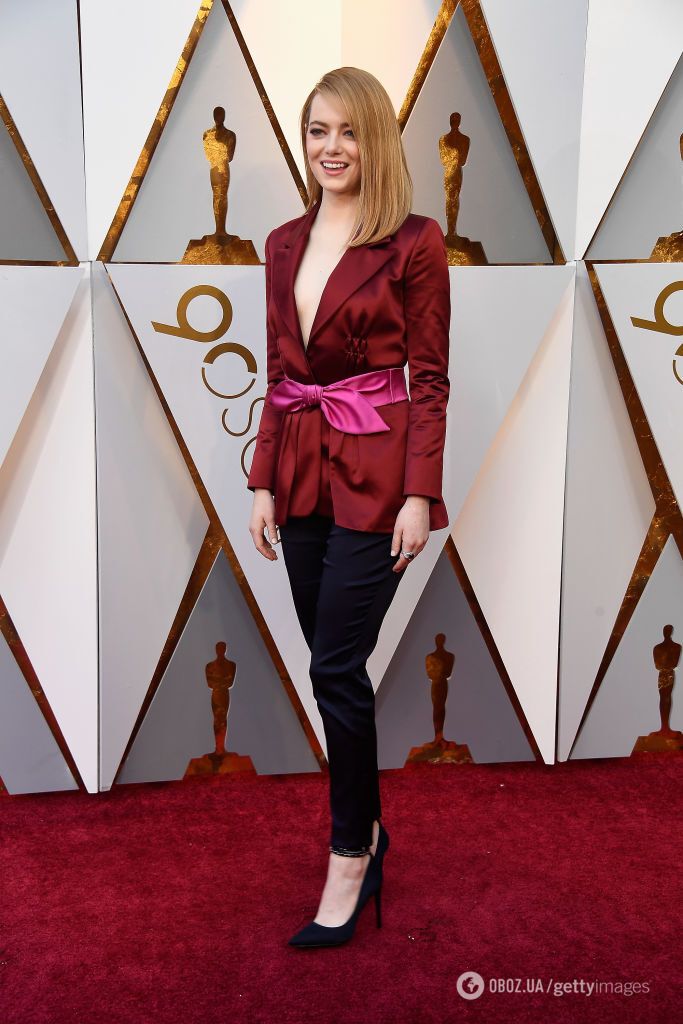 Емма Стоун без нижньої білизни виступила на церемонії "Оскара"