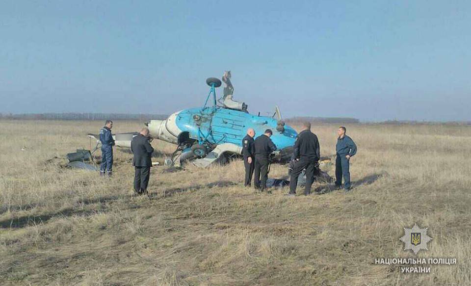 На Полтавщині розбився вертоліт Мі-2