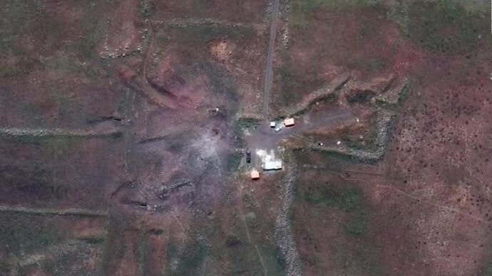 CNN показал снимки последствий ракетного удара по Сирии