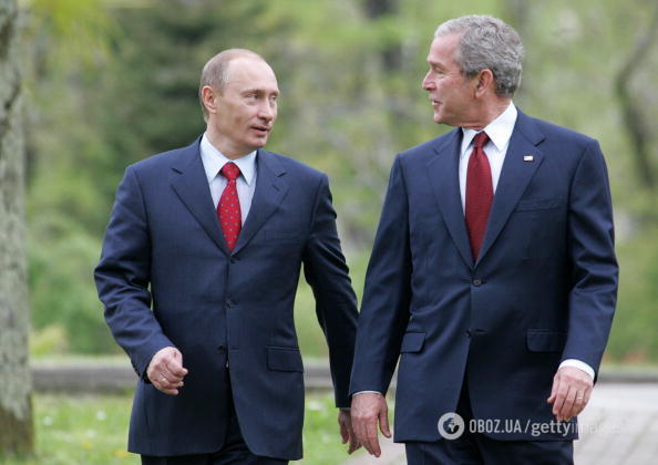 Путин и Буш-младший