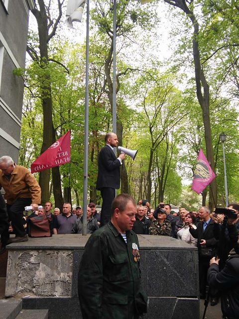 Акція протесту афганців та силовиків-ветеранів в Києві 25.04.2018