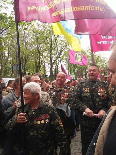 Акція протесту афганців та силовиків-ветеранів в Києві 25.04.2018