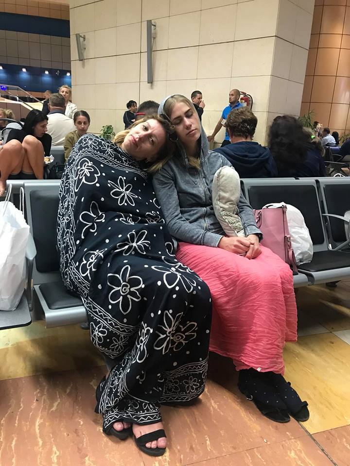 Туристи в аеропорту Шарм-ель-Шейха