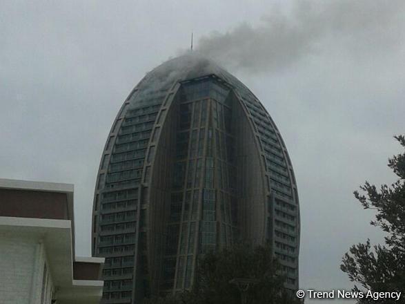 У Баку горів 33-поверховий хмарочос Trump Tower: усі подробиці
