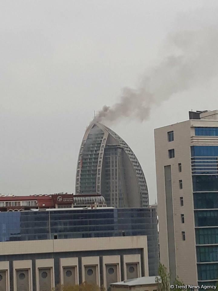  В Баку горел 33-этажный небоскреб Trump Tower: все подробности