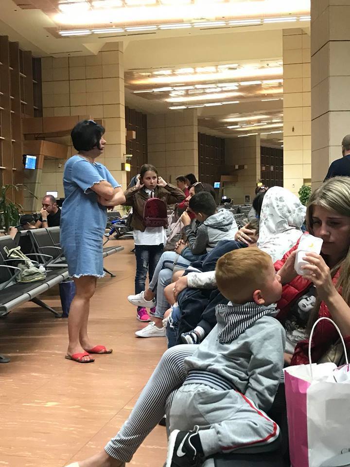 Туристы в аэропорту Шарм-эль-Шейха