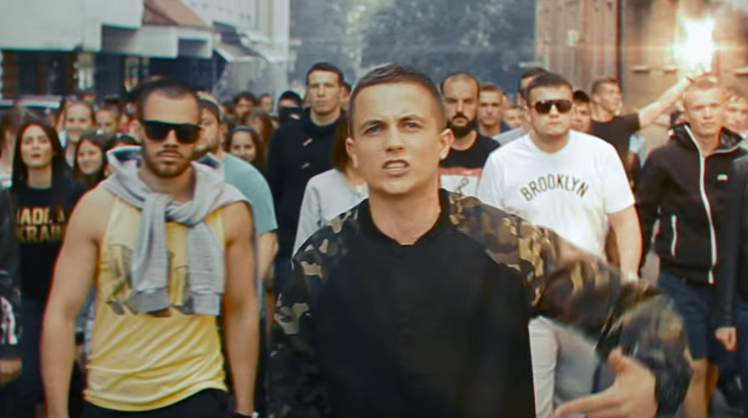 "Украинский рэпер" отличился на митинге в Москве