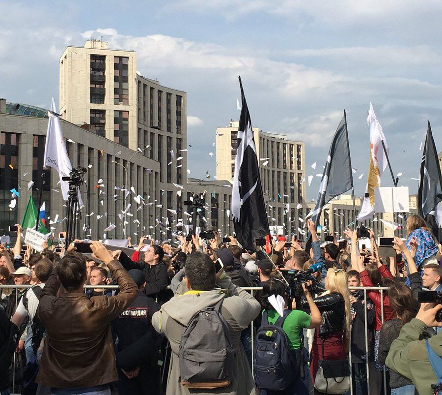 Митинг за Telegram: видео-трансляция онлайн