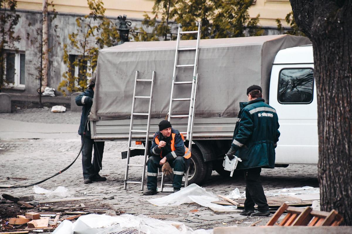 Расчистили клоаку: на Андреевском спуске в Киеве разогнали всех торгашей 