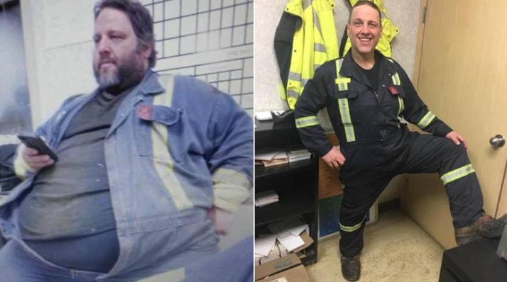 Тоні Бассі до та після схуднення