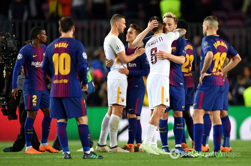 "Барселона" поиздевалась над "Ромой" в четвертьфинале Лиги чемпионов