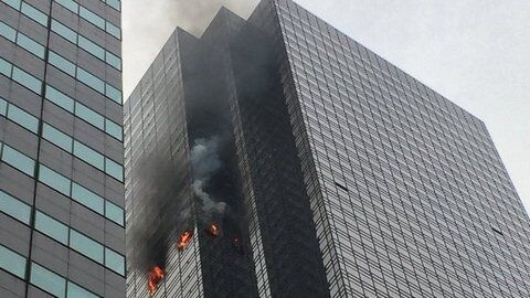 В Trump Tower произошел смертельный пожар: шокирующие фото и видео