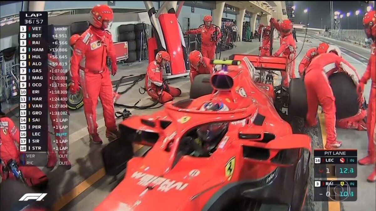 Ferrari лишилась подиума, сбив механика на Гран-при Бахрейна: опубликовано видео 18+
