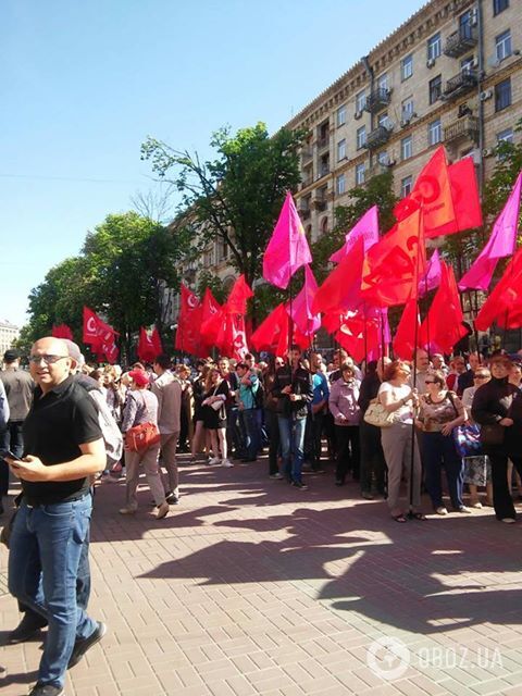 Першотравнева демонстрація в Києві 01.05.2018