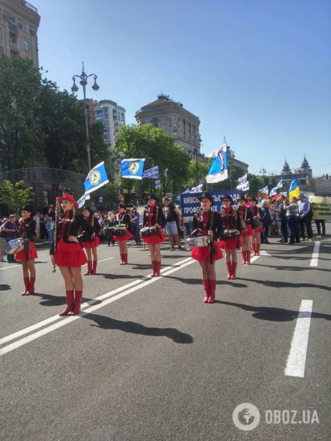 Первомайская демонстрация в Киеве 01.05.2018