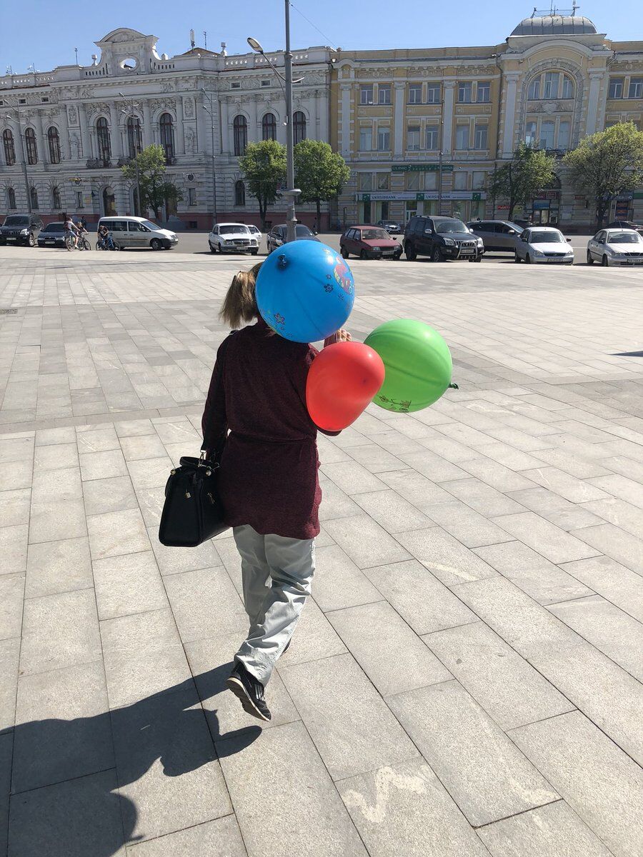 На митинг в Харькове вышли сторонники "ХНР"