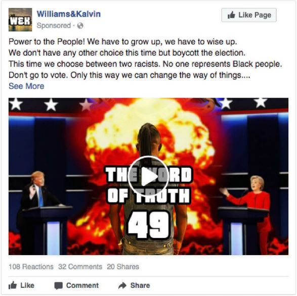  В США показали работу "фабрики троллей" России в Facebook