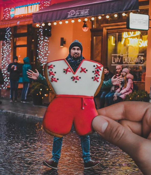 Креативные киевляне превратили еду в одежду: фото