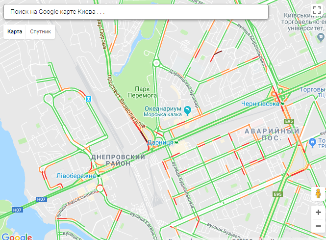 Быстрее на метро: Киев парализовали многокилометровые пробки. Карта