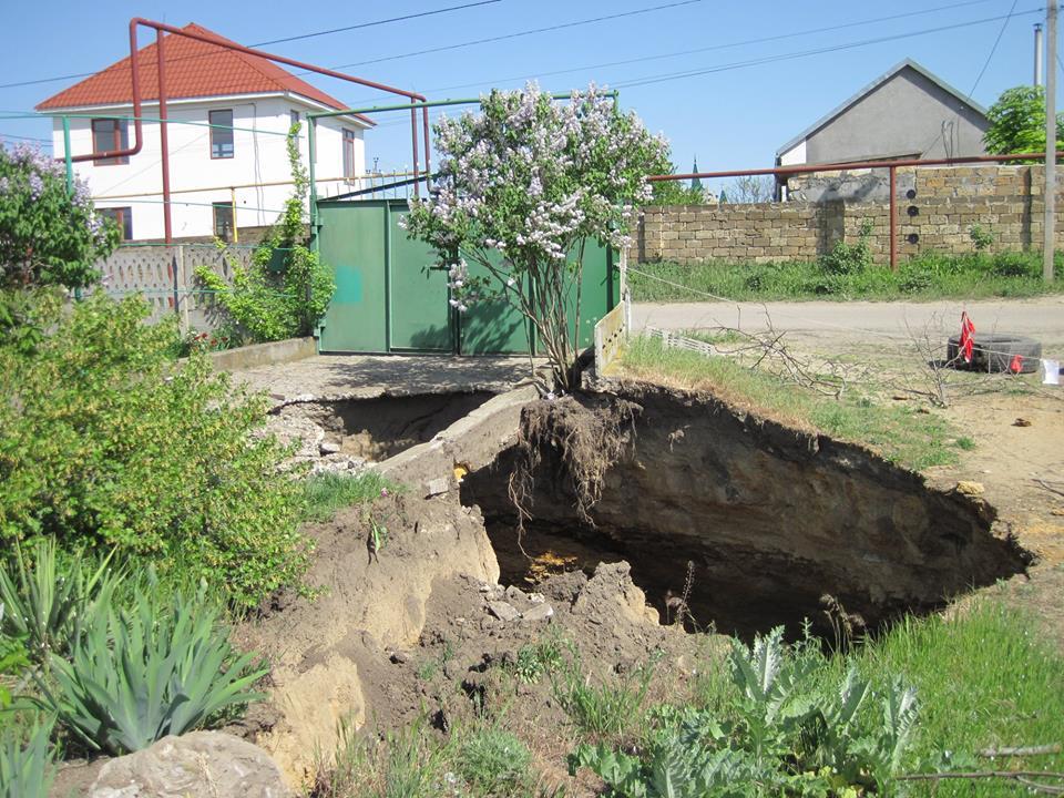 В Одесской области провалилась земля над катакомбами