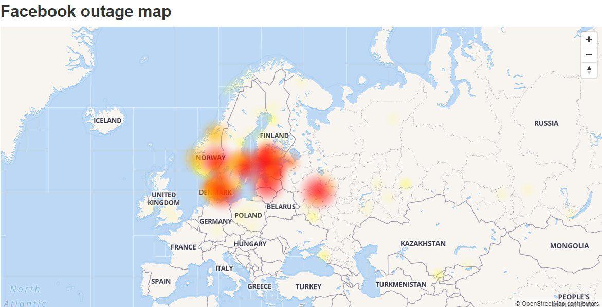 Масовий збій: по всьому світу не працює Facebook і Instagram