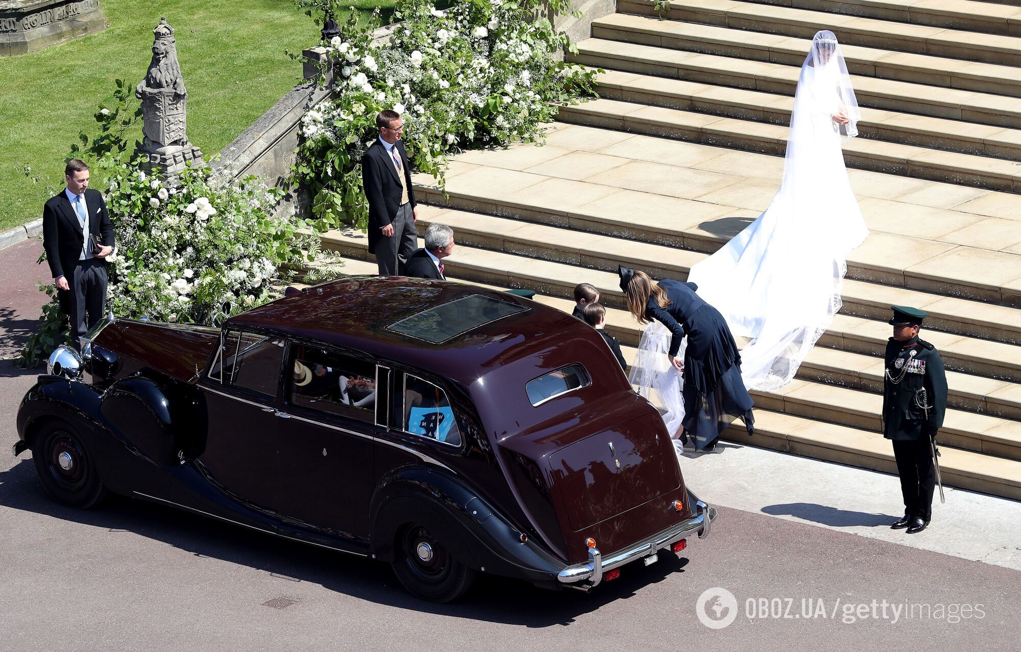 Свадебный образ Меган Маркл: фата длиной пять метров и бриллиантовая тиара 