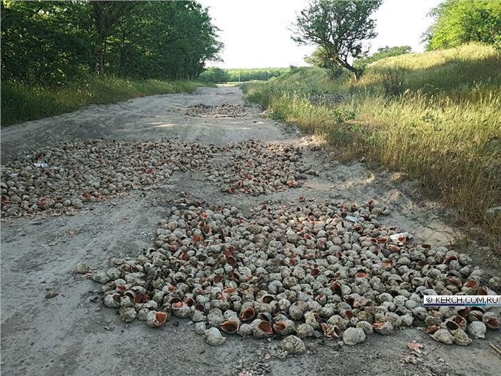 "Все пішло на міст": в Криму показали, як "ремонтують" дороги