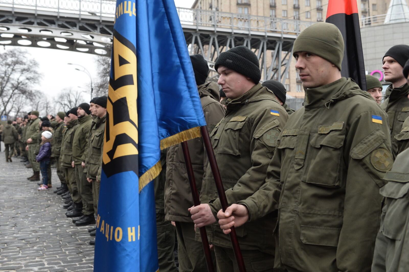 Батальон Кульчицкого на Майдане в годовщину создания