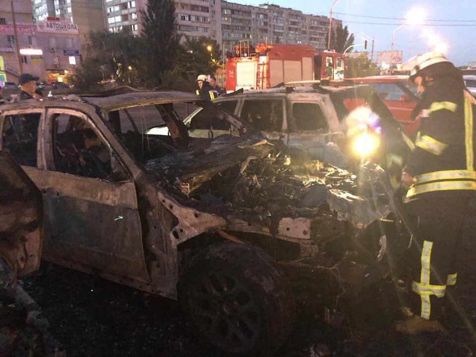 В Киеве сожгли авто помощника нардепа: появились новые подробности 
